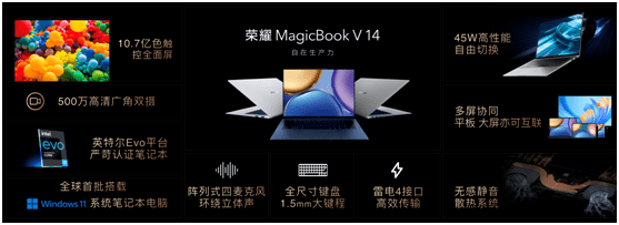 荣耀MagicBook V 14领衔众新品上市，全场景智慧融合新体验