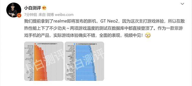 不只续航天花板!徐起：realme GT Neo2还有操控天花板散热天花板