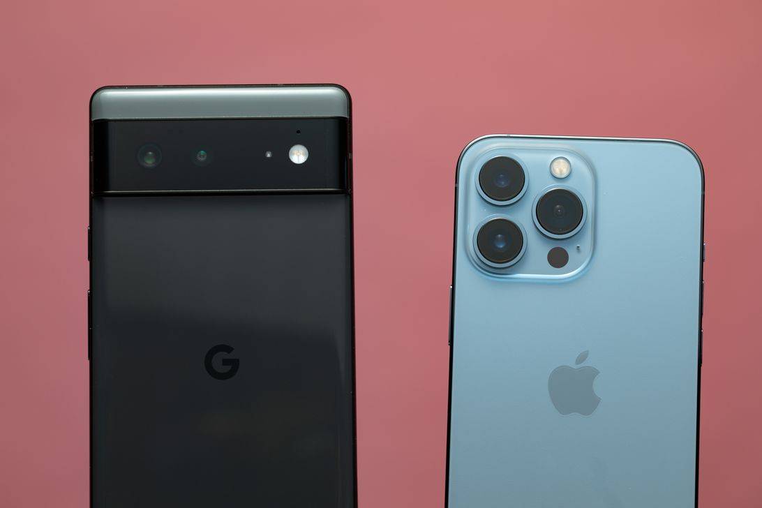 Pixel 6 Pro vs. iPhone 13 Pro vs. Samsung S21 Ultra：放大枪战